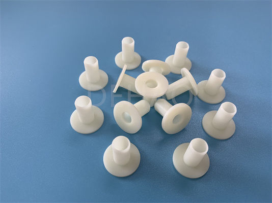 Maquinaria POM Acetal Copolymer, porca plástica branca do parafuso