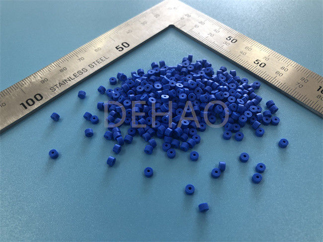 PTFE azul fez à máquina o isolador das peças para o conector ISO14001 do RF